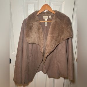 Chico’s Faux Fur Jacket
